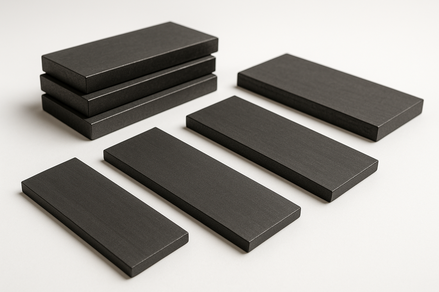 image réaliste de palettes graphites pour pompes à vide